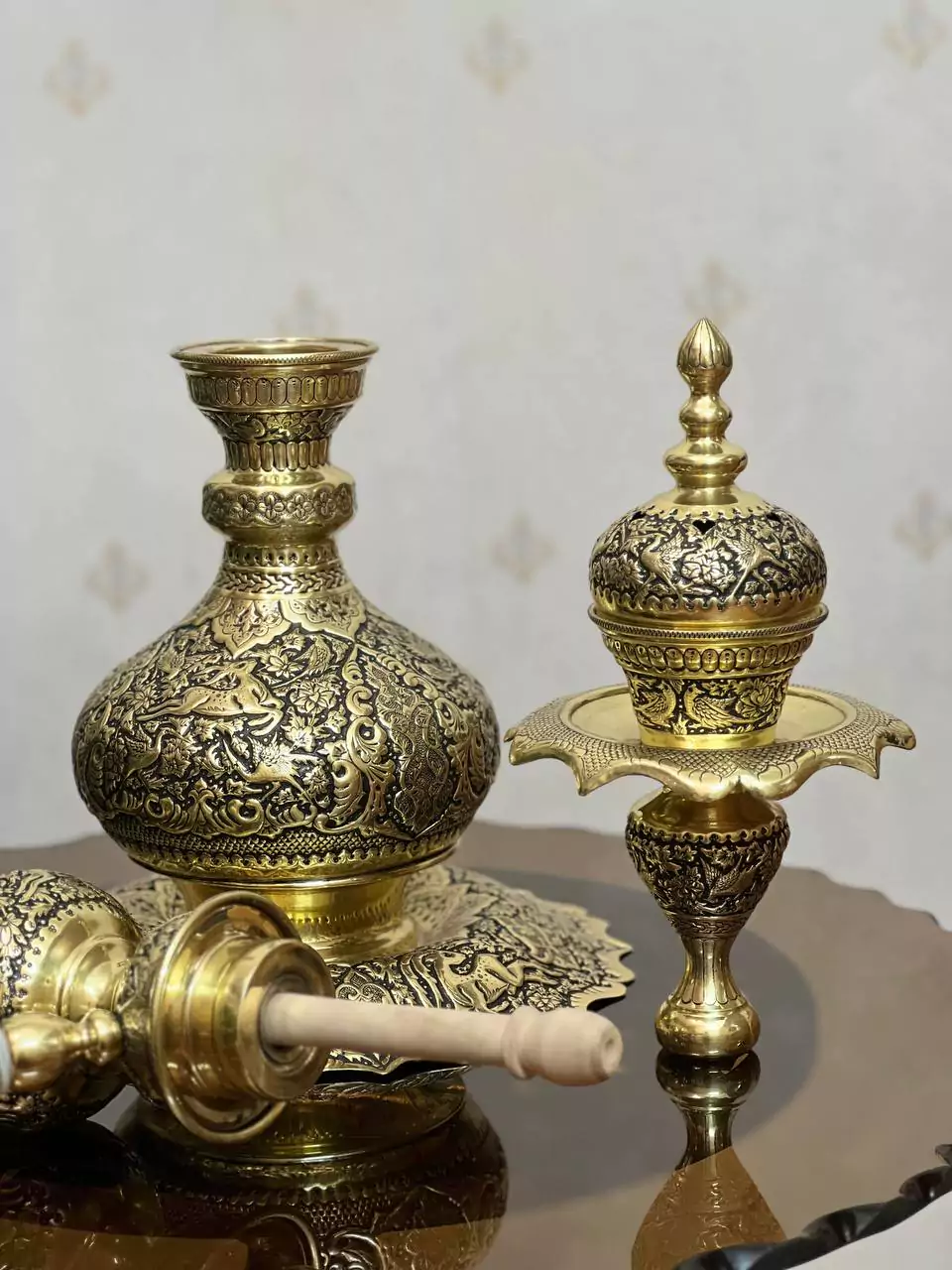 Royal brass hookah TA24