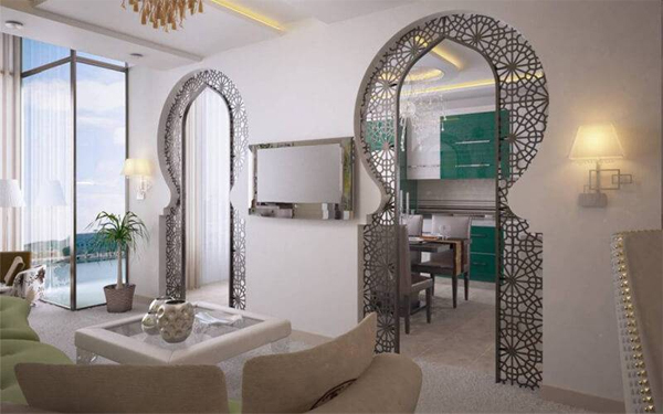 Modern Arab interior decoration